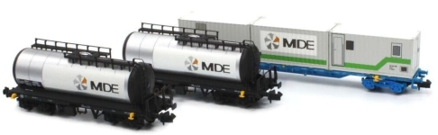 MF TRAIN MF71023 - N - 3-tlg. Unkrautvernichtungszug MDE, Ep. VI